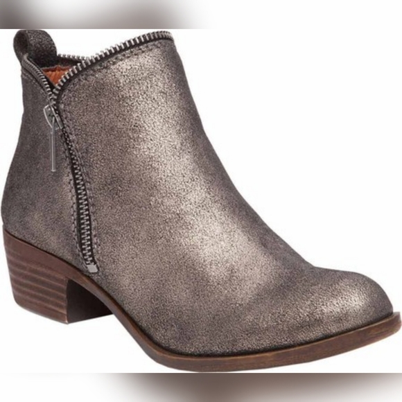 Lucky Brand Shoes - Lucky Brand Pewter Bartalino Ankle Boot